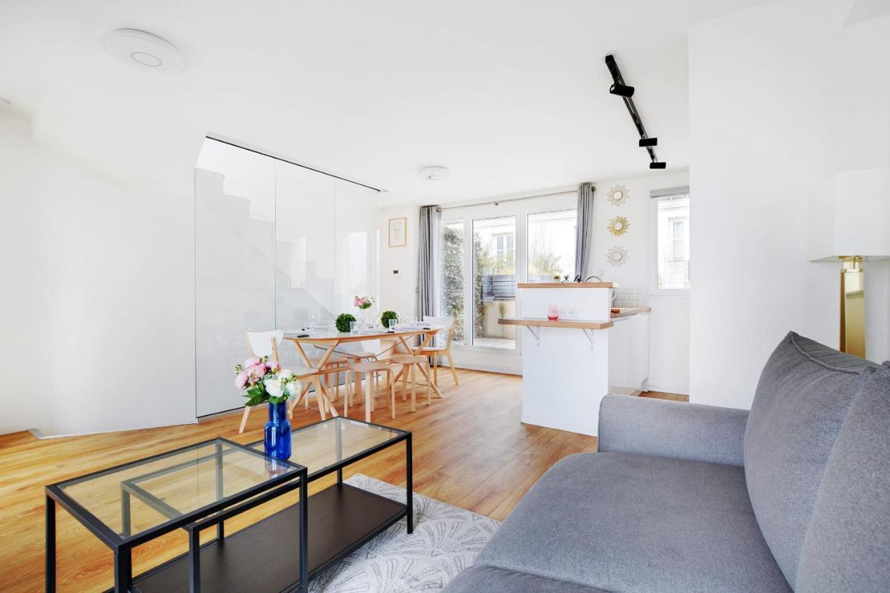 Exceptional Triplex With Terrace - Montmartre Apartman Párizs Kültér fotó